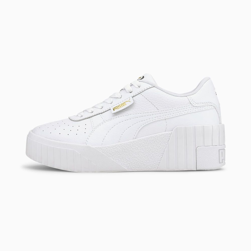 Puma Cali Wedge Női Sportcipő - Fehér ( Hungary - OIXLS9872 )